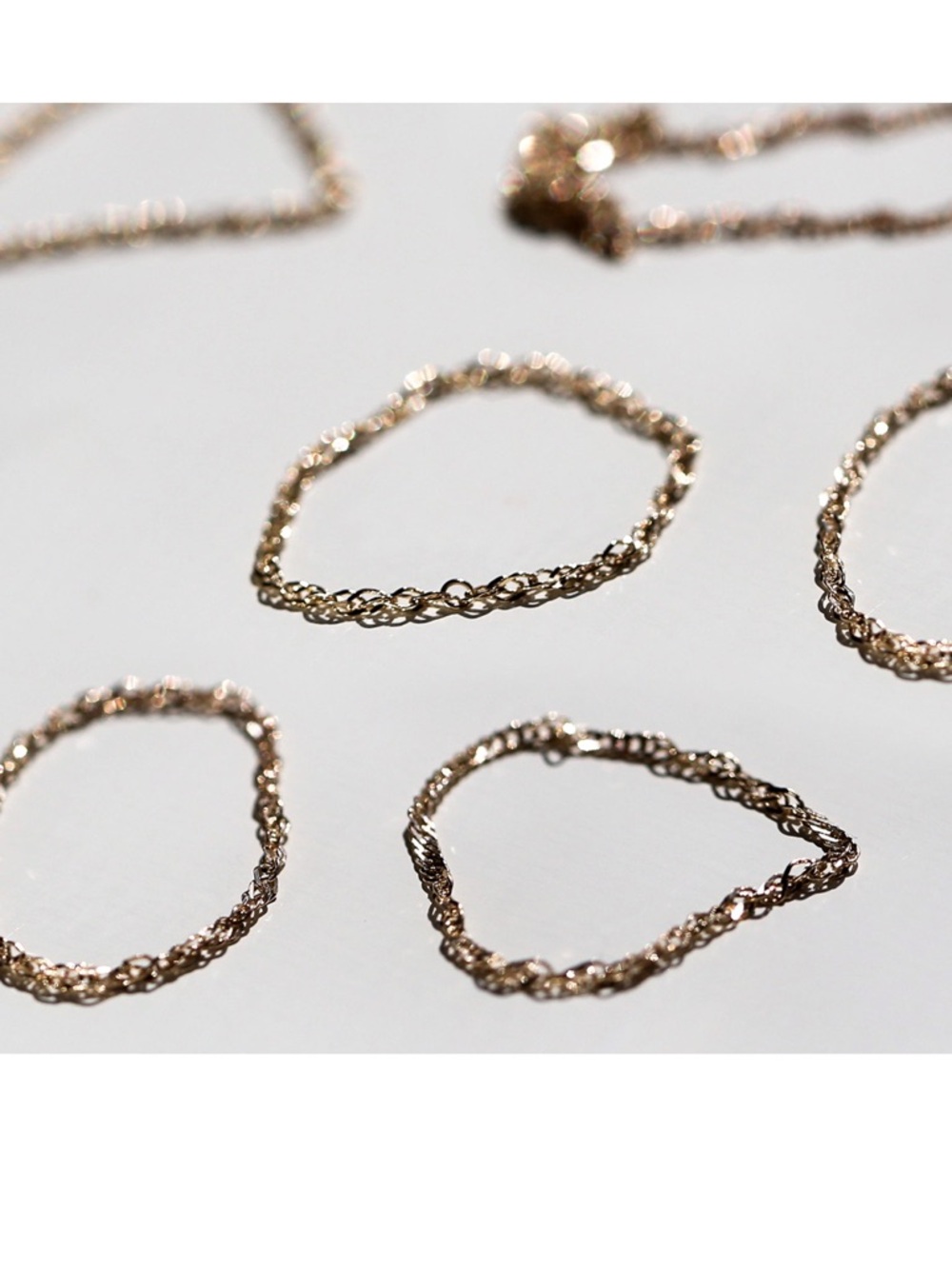 Catbird NYC Sweet Nothing Gold Chain Ring